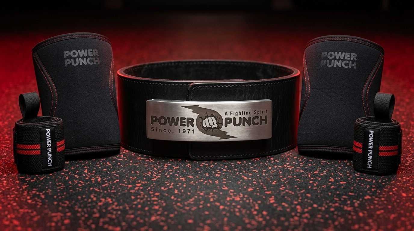 Genuine Leather Weightlifting Belts and Powerlifting Gear Sialkot - Power Punch
