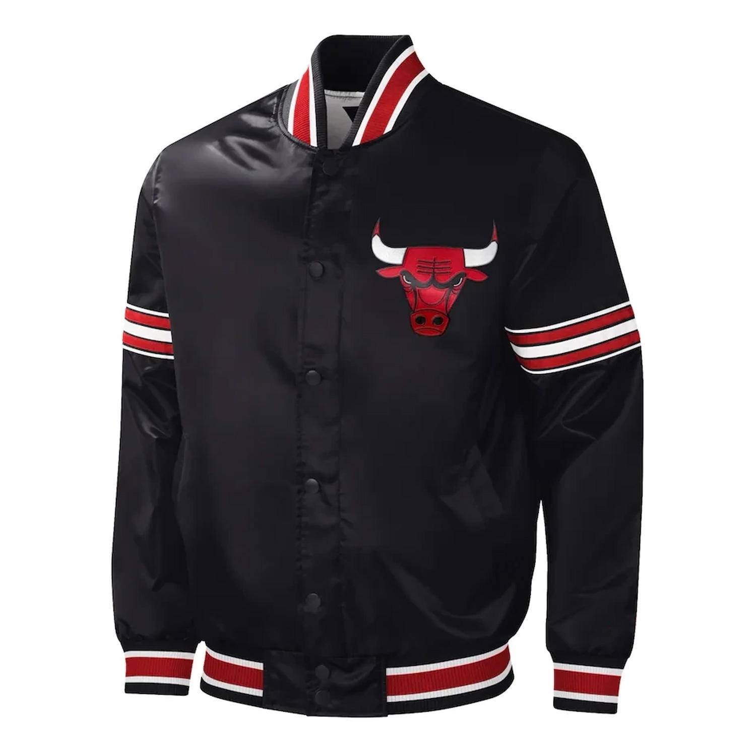 Power Punch 2025 Customized Design Team Chicago Bull &amp; Number Starter bomber Angle 5