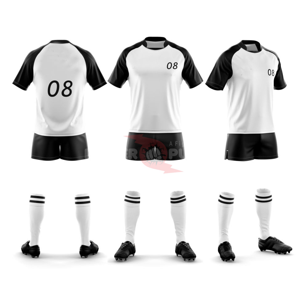 Power Punch High Quality Polo Sublimation Custom Striped Sport Wear Rugby Uniforms Men x27 s OE - Angle 4