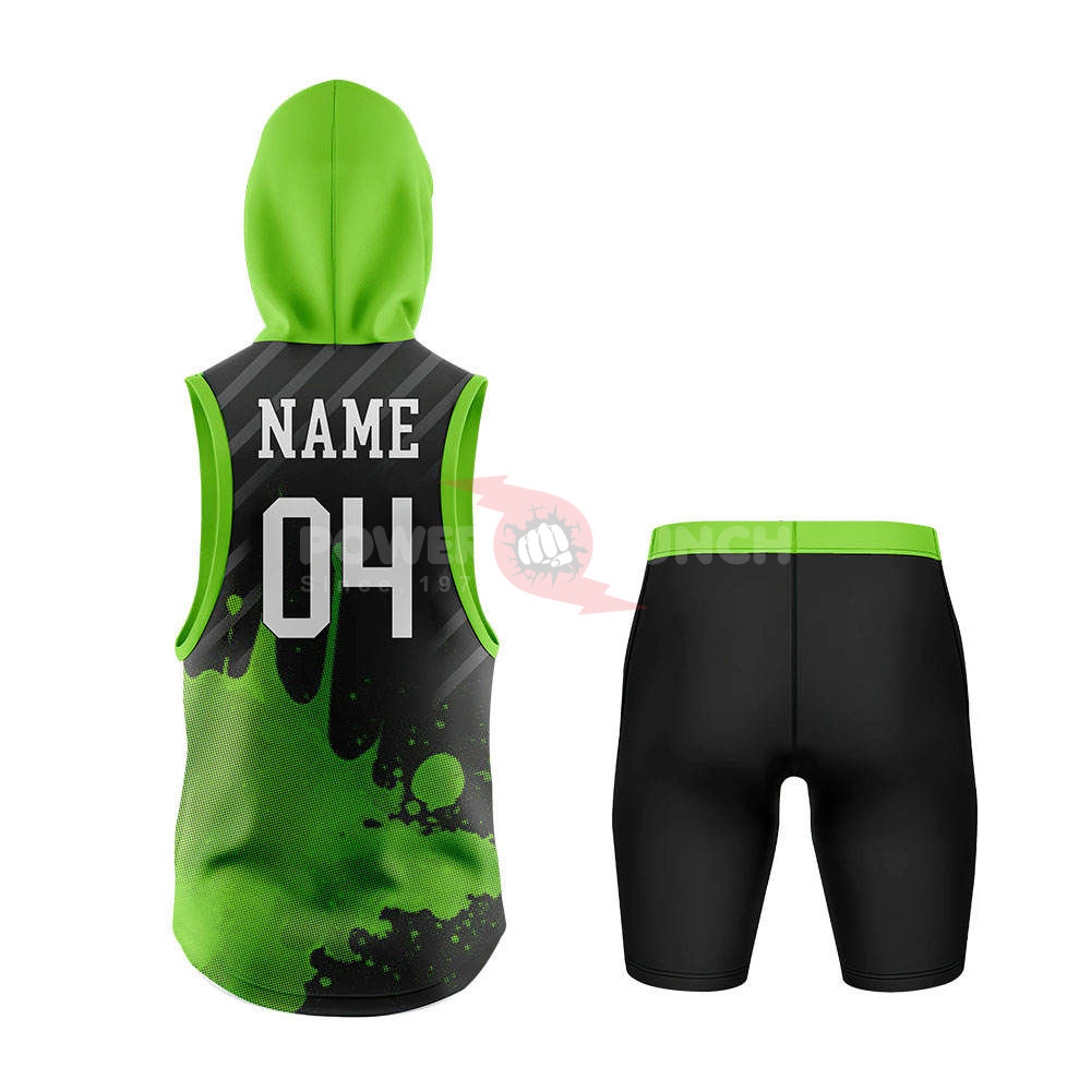 Power Punch customized 7v7 football uniforms 7on7 uniforms Flag Football Uniform | Custom OEM A - Angle 2