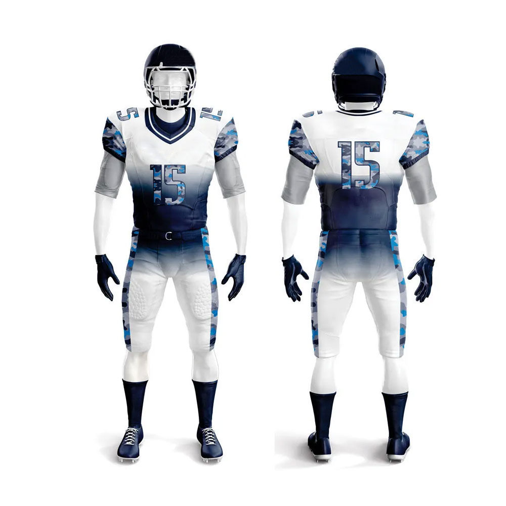 Power Punch Premium Quality 2025 Customized American Football Uniform 100 Polyester Team Wear A