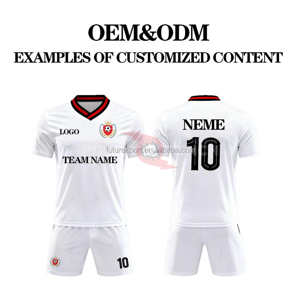 Power Punch Custom 25 26 Football Jersey Club Soccer Chelseaful Uniforms 100 Polyester Antibact - Angle 2