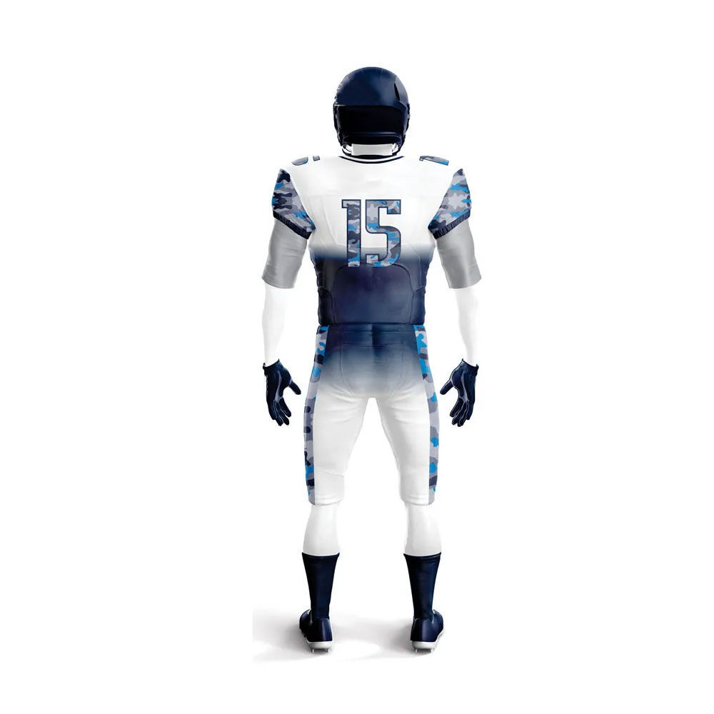 Power Punch Premium Quality 2025 Customized American Football Uniform 100 Polyester Team Wear A - Angle 3