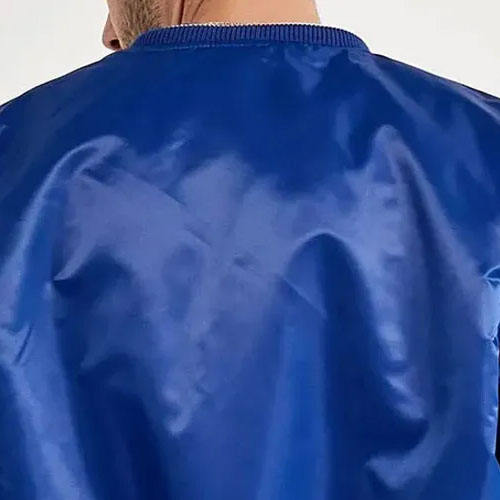 Power Punch High Quality Custom Satin Bomber Jacket Polyester Winter Men and Women Angle 5