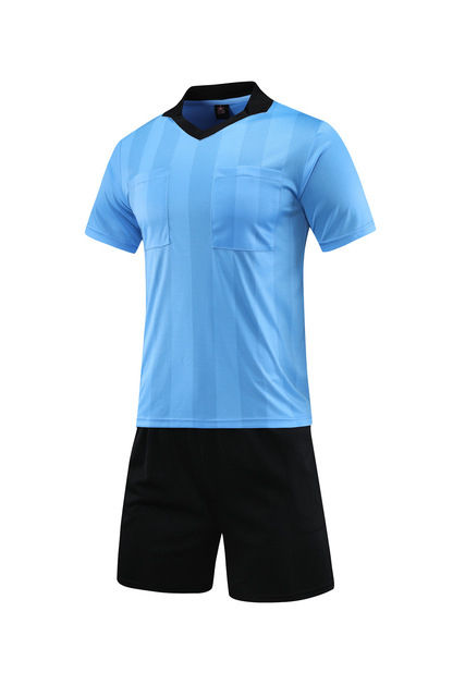 Power Punch Top Quality New Football Referee t Shirts Men Quick-drying Soccer Referee Jersey Wh - Angle 4