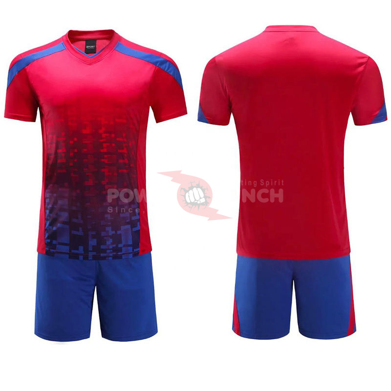Power Punch Men x27 s Sports Wear -Wholesale 100 Polyester Soccer jersey at Unbeatable Prices C - Angle 4