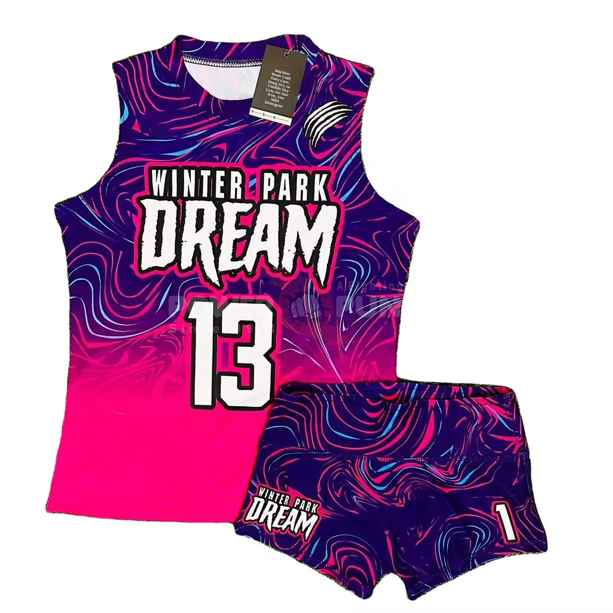 Power Punch 7v7 Football Uniforms for Adults Breathable Printed Customizable Fully Sublimated F - Angle 2