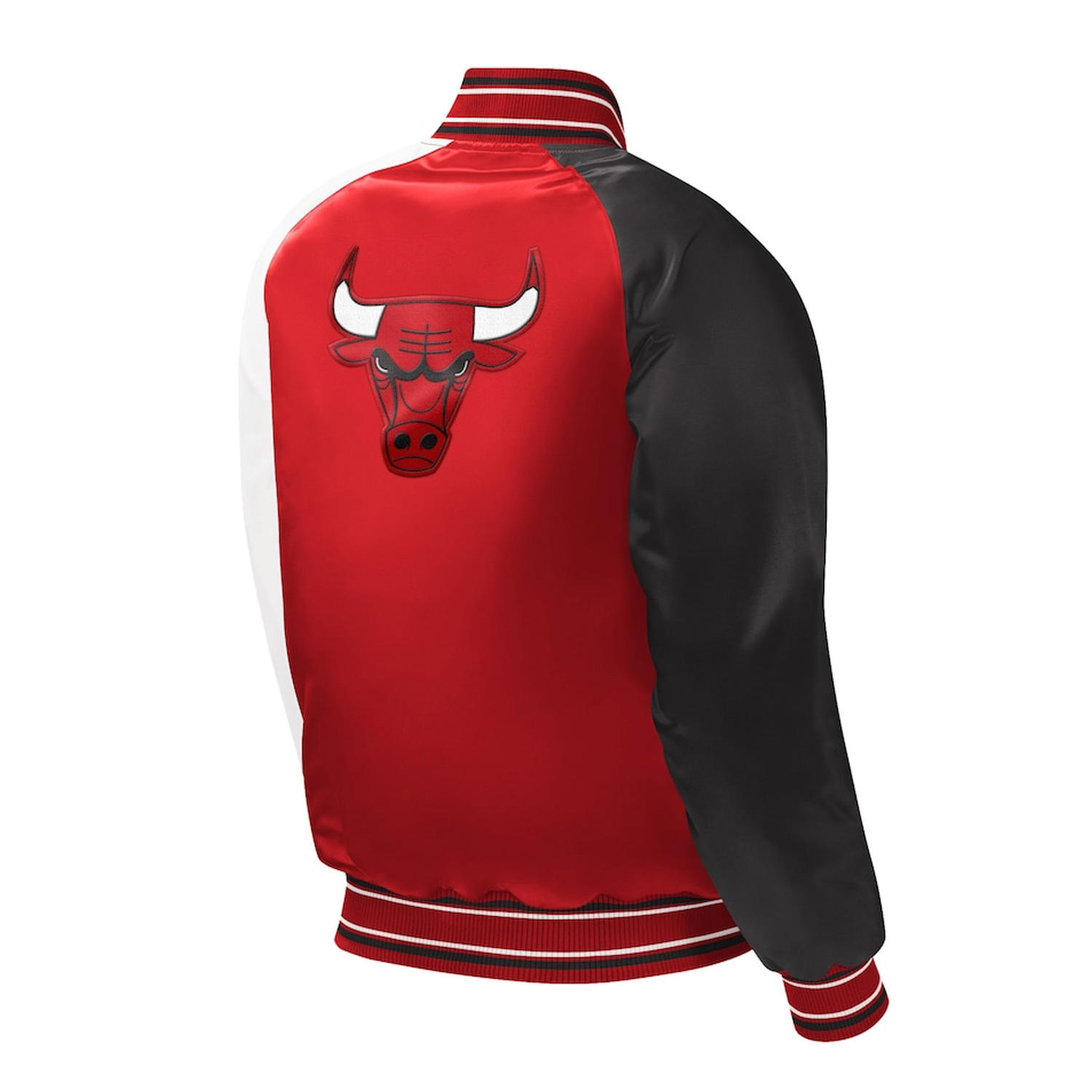 Power Punch 2025 Customized Design Team Chicago Bull &amp; Number Starter bomber Angle 3