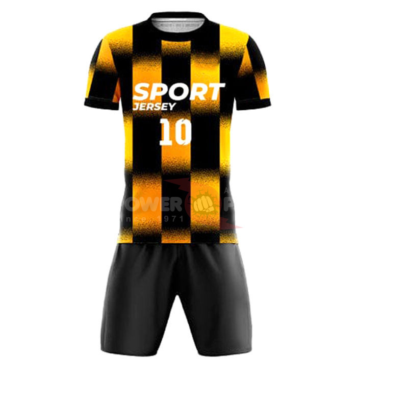 Power Punch Custom Soccer Uniform Latest Design Football Jersey Shirts Most Popular Sport Jerse - Angle 4
