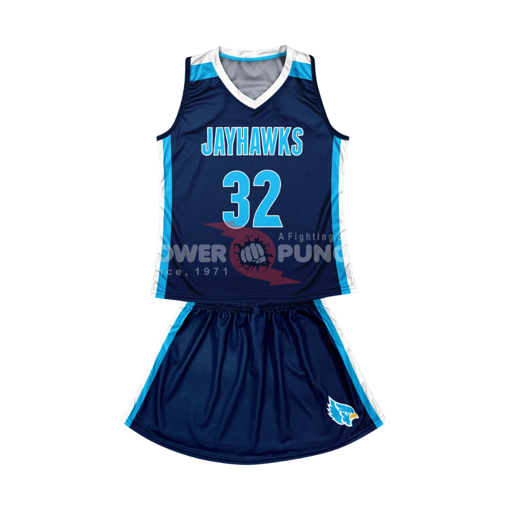Power Punch Customizable Reversible Lacrosse Team Uniforms for Women Sublimation Printed Lightw