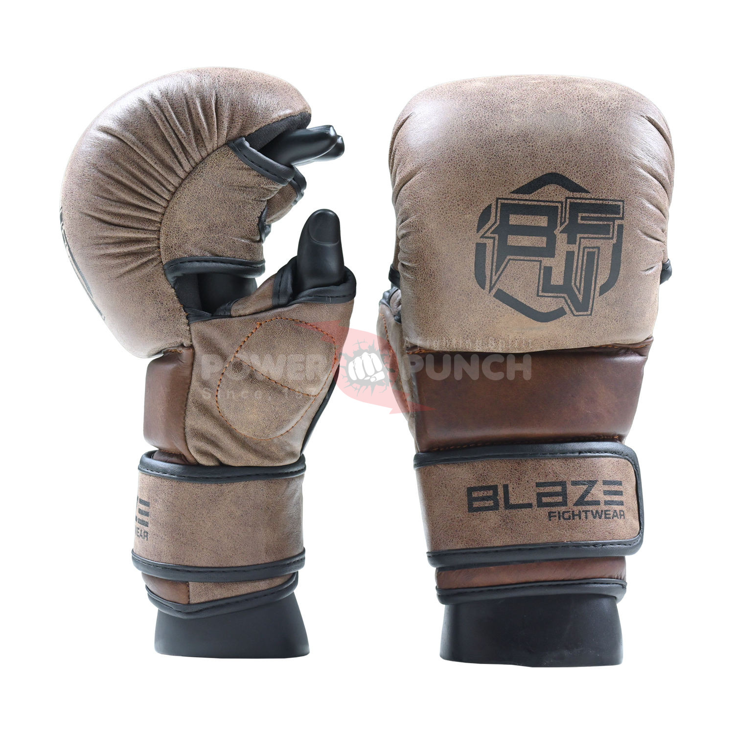 Power Punch MMA Gloves and Boxing Training MMA Sparring Gloves for Muay Thai BJJ Angle 4