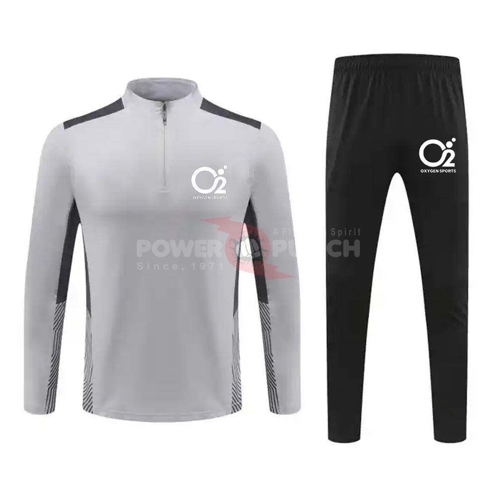 Power Punch High Quality Eco-Friendly Lightweight Unisex Sportswear Tracksuit Custom Winter Soc - Angle 2