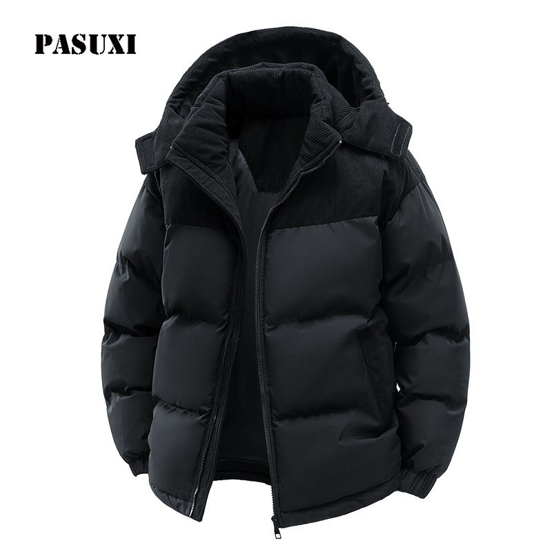 Power Punch PASUXI Men Winter Warm Parka Puffer Jacket High Quality Thicken