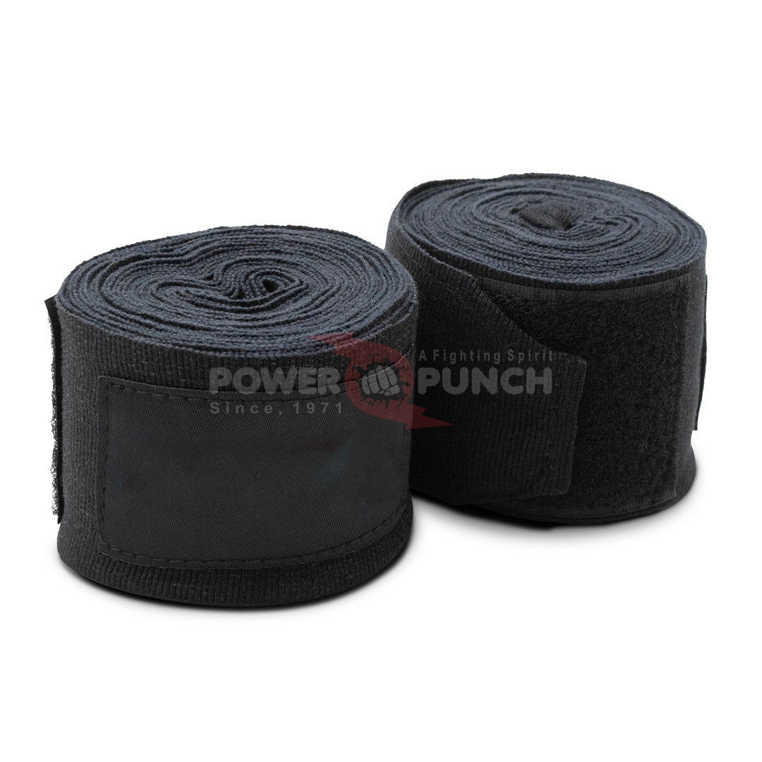 Power Punch Boxing Hand Wraps &amp; Wrist Wraps-Soft Unisex High Quality Cotton Angle 5