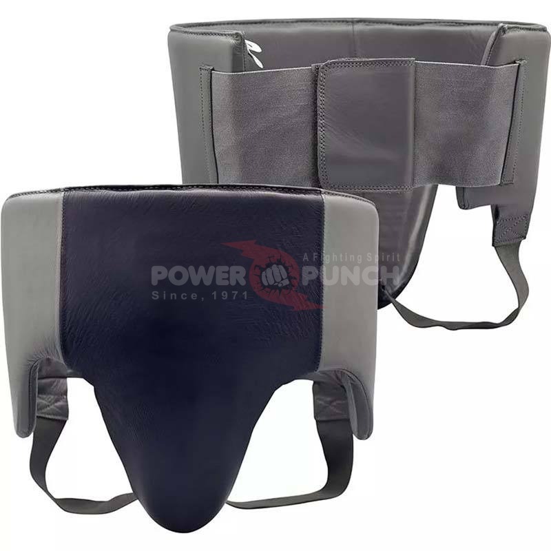 Power Punch High Quality Unique Pakistan Made PU Leather Boxing Groin Guard Extra Angle 4