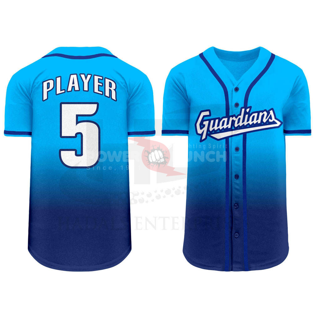Power Punch Custom Logo Printed Baseball Uniform Factory Made Baseball Uniform Unique Design Ba - Angle 2