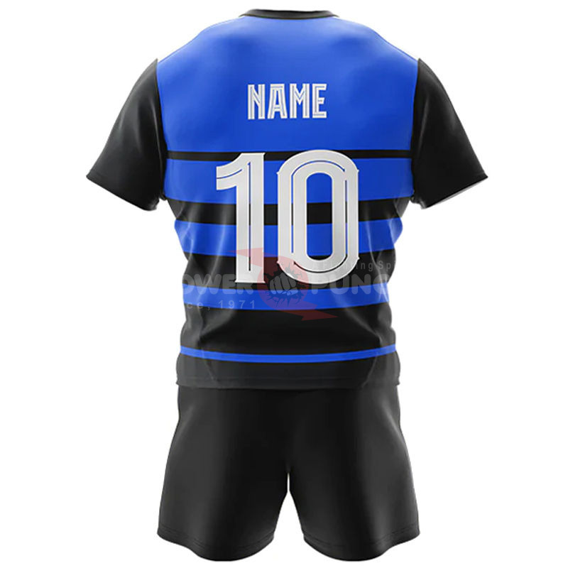 Power Punch High Quality Custom Design Rugby Uniforms Professional Factory Rate Jerseys Sets Su - Angle 3