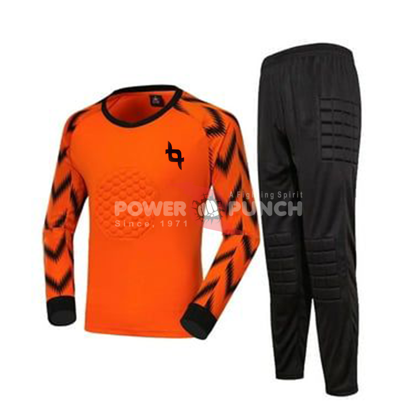 Power Punch New Trend Soccer Goalkeeper Uniform Set Shorts Pants Jersey 100 Polyester Breathabl - Angle 4
