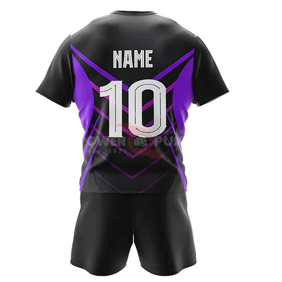 Power Punch Customized Rugby Football Wear Sports Team Uniform Rugby Jerseys New Design Teamwea - Angle 3