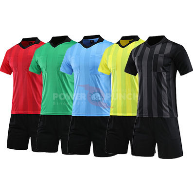 Power Punch Top Quality New Football Referee t Shirts Men Quick-drying Soccer Referee Jersey Wh