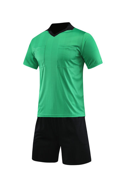 Power Punch Top Quality New Football Referee t Shirts Men Quick-drying Soccer Referee Jersey Wh - Angle 5