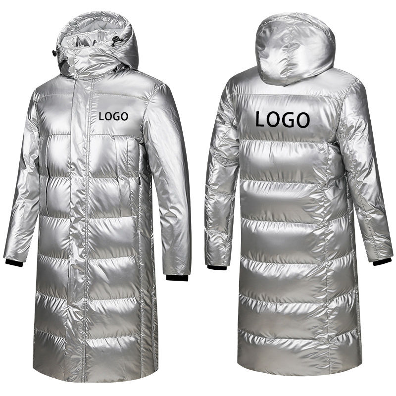 Power Punch Oem Custom Jacket Long Down Coats Soccer Coach Jacket Windbreaker Warm Angle 4