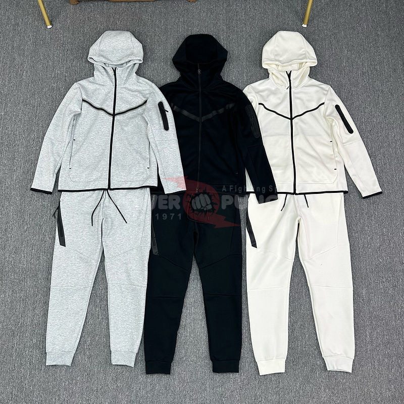 Power Punch Mens Polyester Tracksuit Two-Piece Set Quick Dry Breathable Slim Fit OEM Gym Runnin - Angle 3
