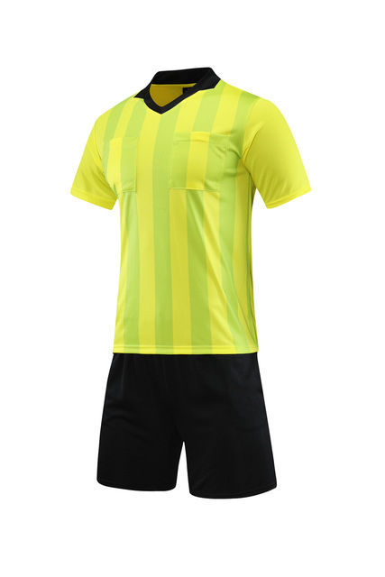 Power Punch Top Quality New Football Referee t Shirts Men Quick-drying Soccer Referee Jersey Wh - Angle 2