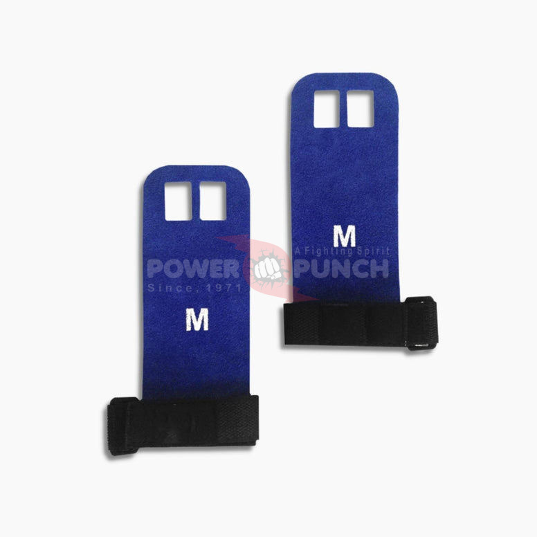 Power Punch Custom Leather Gymnastics Hand Grip Workout Gym Gloves Palm Protection Angle 2