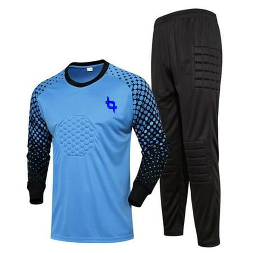 Power Punch New Trend Soccer Goalkeeper Uniform Set Shorts Pants Jersey 100 Polyester Breathabl - Angle 5