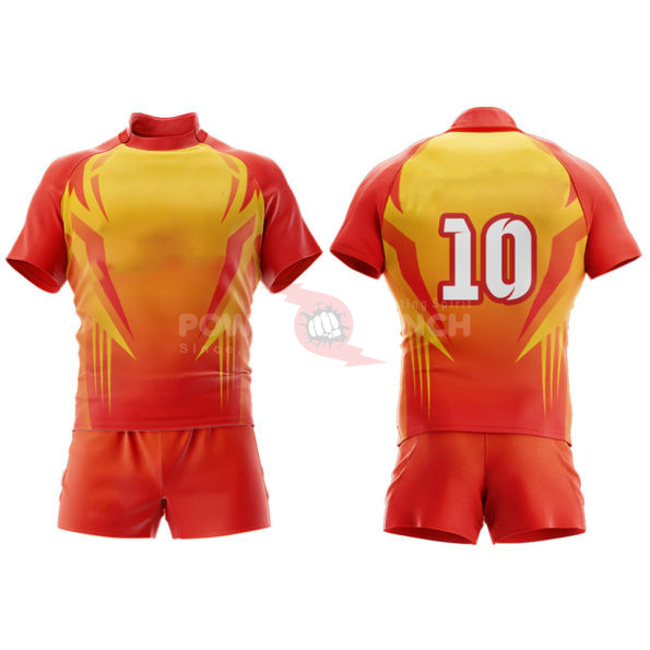Power Punch 2025 New Rugby Jersey Men Ladies School Club Custom Rugby Uniform Sets Sublimated R - Angle 3