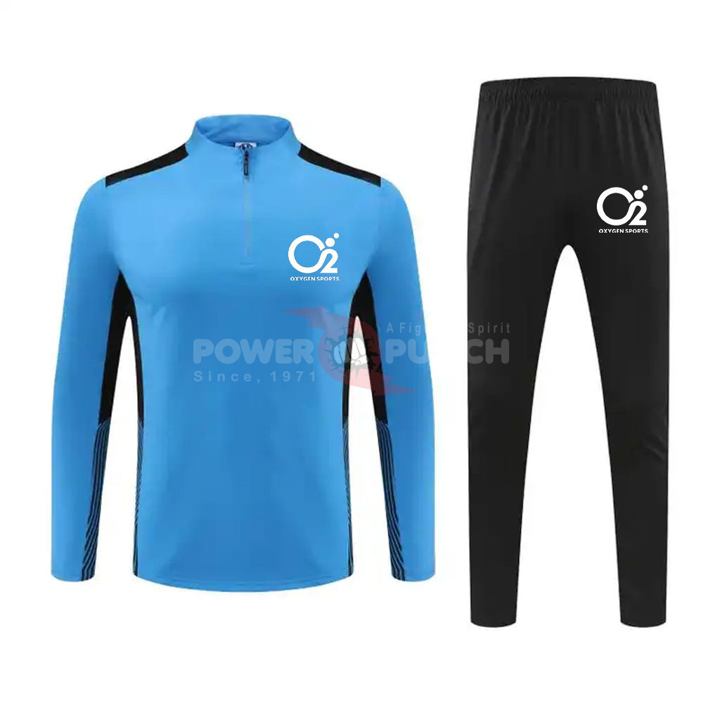 Power Punch High Quality Eco-Friendly Lightweight Unisex Sportswear Tracksuit Custom Winter Soc - Angle 3