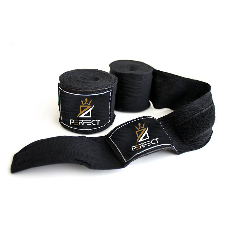 Power Punch Hot Sale Custom Logo Hand Wraps Boxing Bandages Hand Wraps for Boxing Angle 3