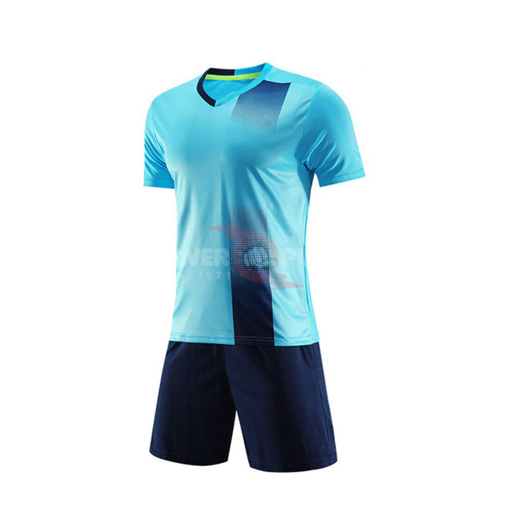 Power Punch Wholesale Price Unisex Soccer Jersey Football Uniform for Teams Printed 100 Polyest - Angle 5