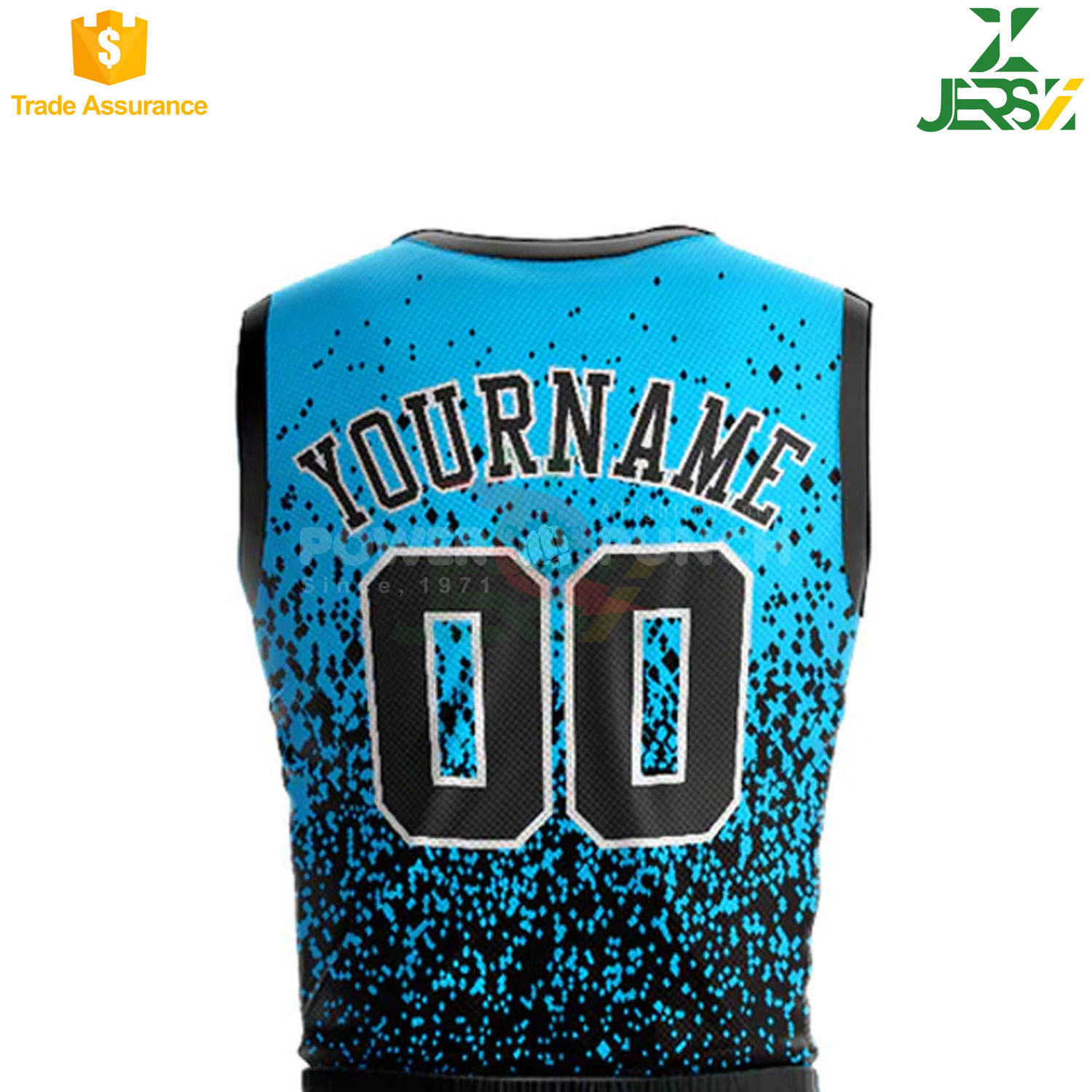 Power Punch Premium Quality Custom Made Breathable Quick Dry Basketball Uniform with Sublimatio - Angle 4