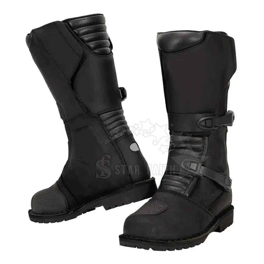 Power Punch High Quality Genuine Leather Waterproof Ankle Zip Lightweight