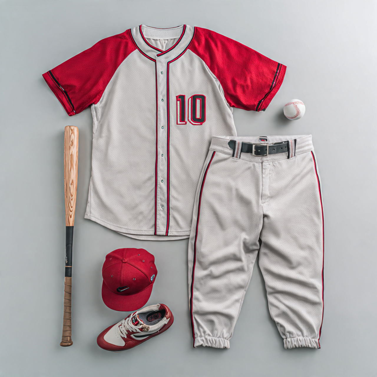 Power Punch Baseball Playing Uniform Men Women Button Down Jersey Pants Sports Uniform Sets Bre