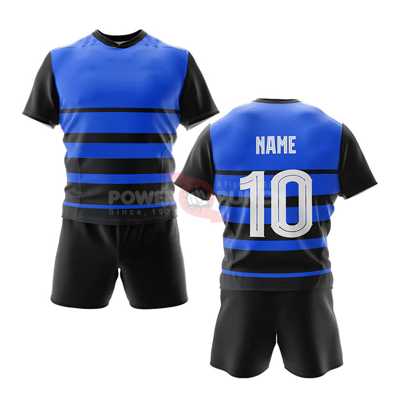 Power Punch High Quality Custom Design Rugby Uniforms Professional Factory Rate Jerseys Sets Su - Angle 4