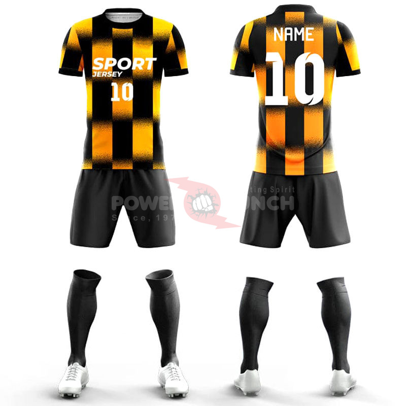 Power Punch Custom Soccer Uniform Latest Design Football Jersey Shirts Most Popular Sport Jerse - Angle 2