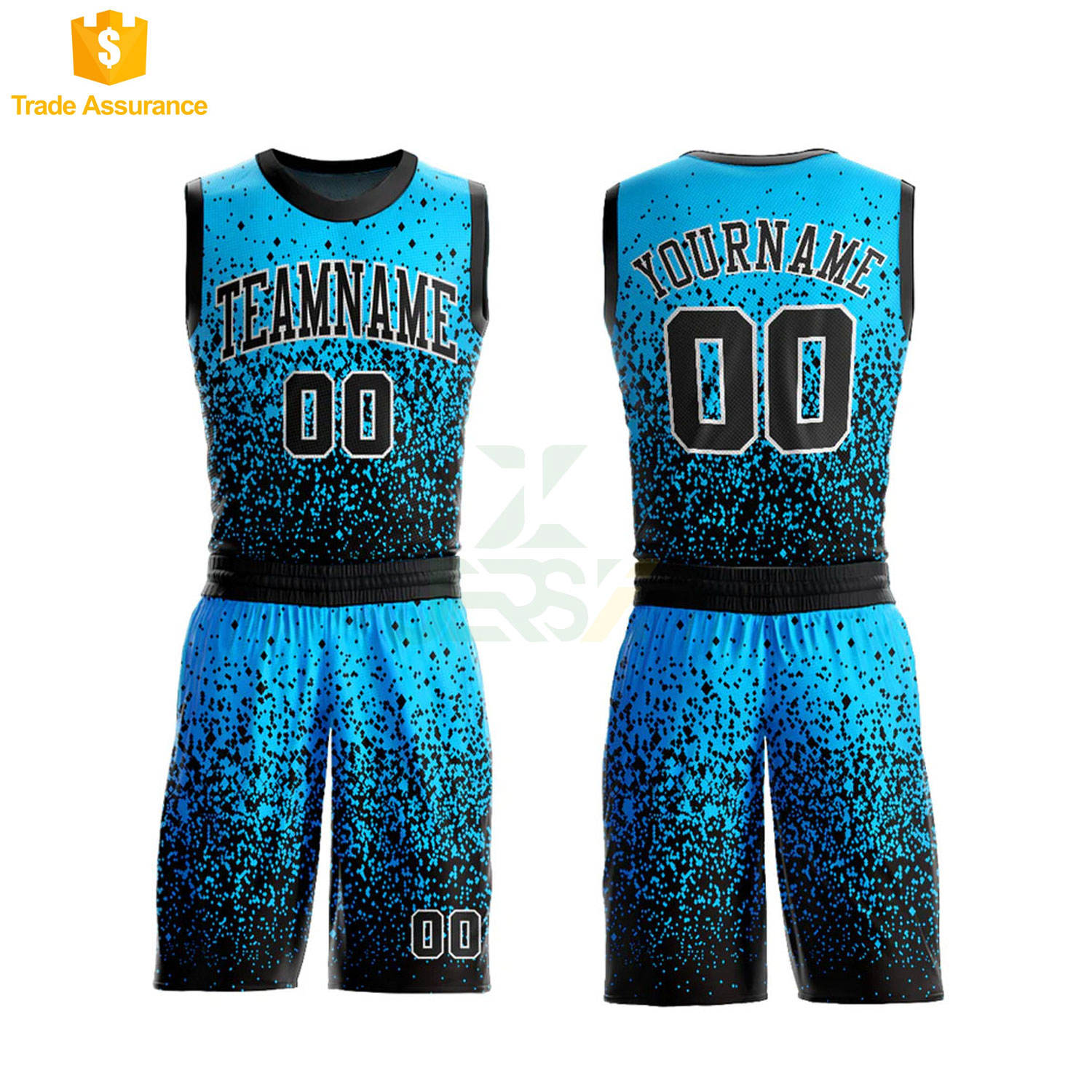 Power Punch Premium Quality Custom Made Breathable Quick Dry Basketball Uniform with Sublimatio