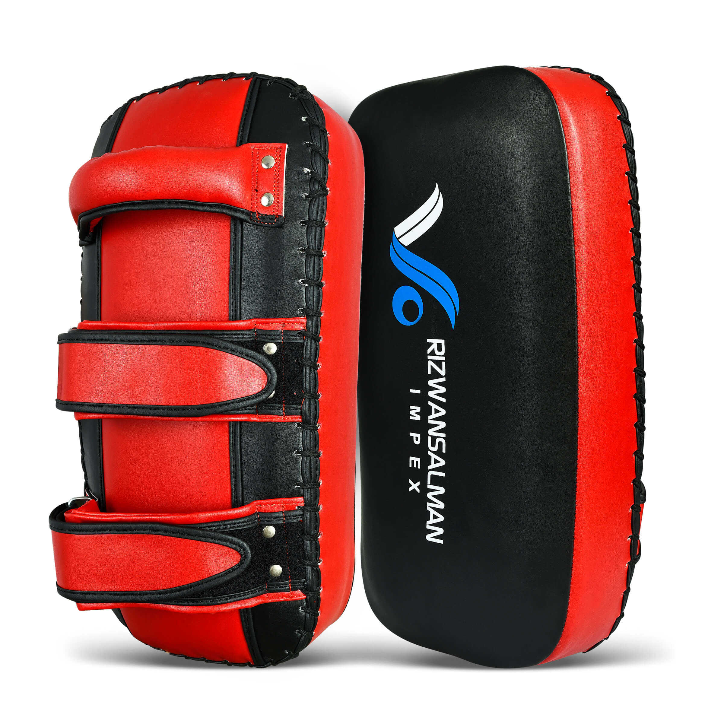 Power Punch High Quality Leather Kick Shield for Muay Thai and Boxing Training Angle 2