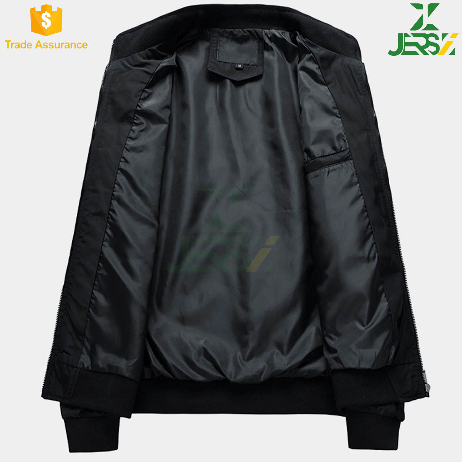 Power Punch Unisex Lightweight Slim Coated Softshell Stand Collar Zipper Waterproof Angle 3