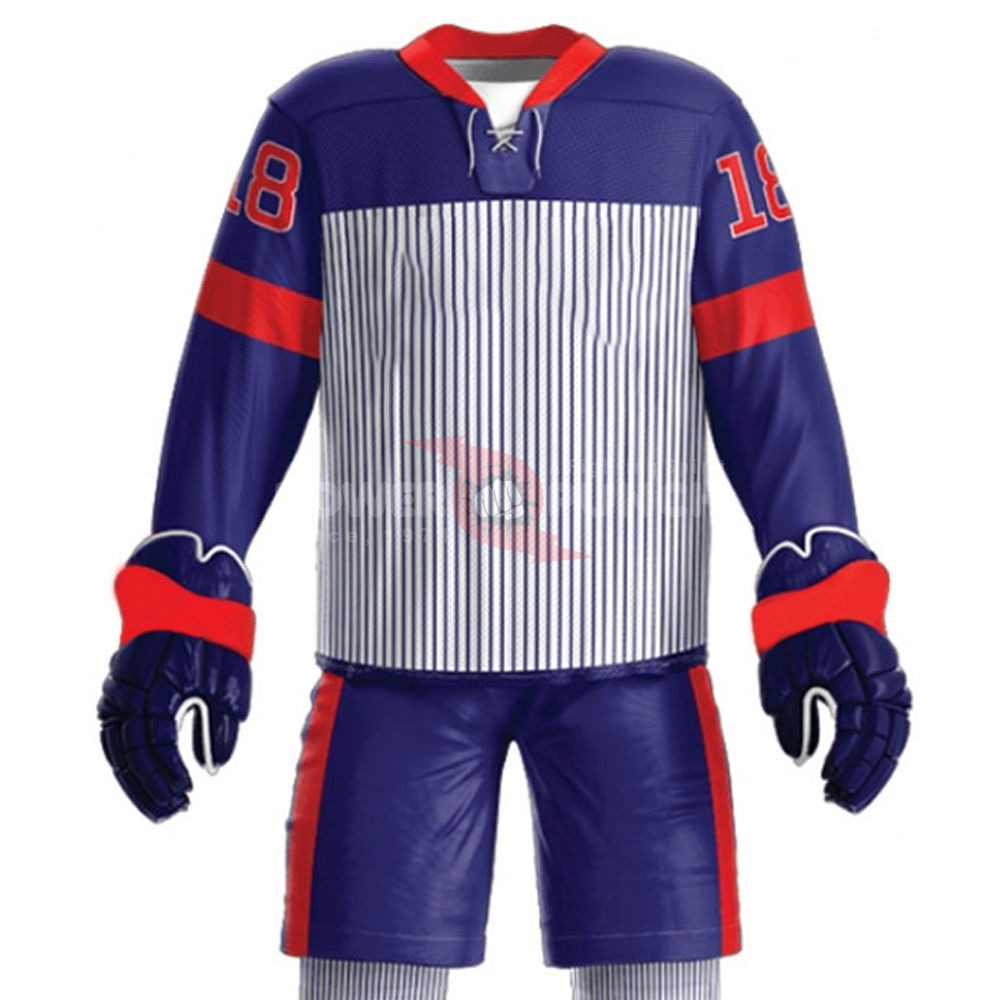 Power Punch Best Manufacture amp amp Supplier Ice Hockey Uniform With Custom Logo Polyester Mad - Angle 4