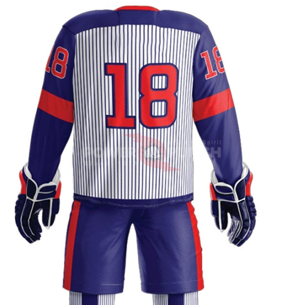 Power Punch Best Manufacture amp amp Supplier Ice Hockey Uniform With Custom Logo Polyester Mad - Angle 5