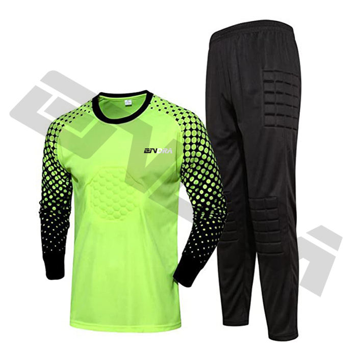 Power Punch Latest Custom Design Team Name Men Soccer Training Goalkeeper Uniform Kits Cheap Pr