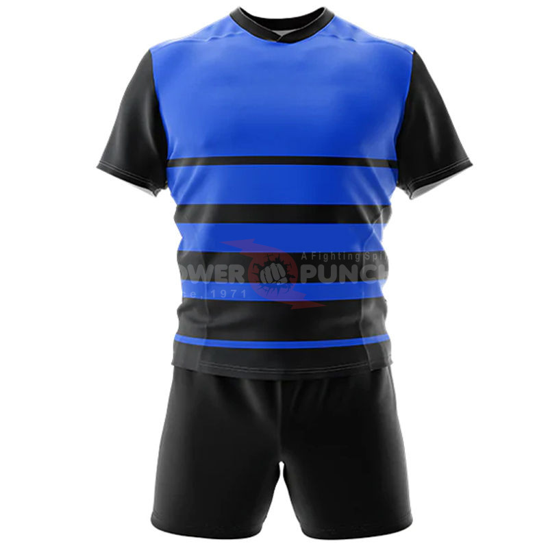 Power Punch High Quality Custom Design Rugby Uniforms Professional Factory Rate Jerseys Sets Su - Angle 2
