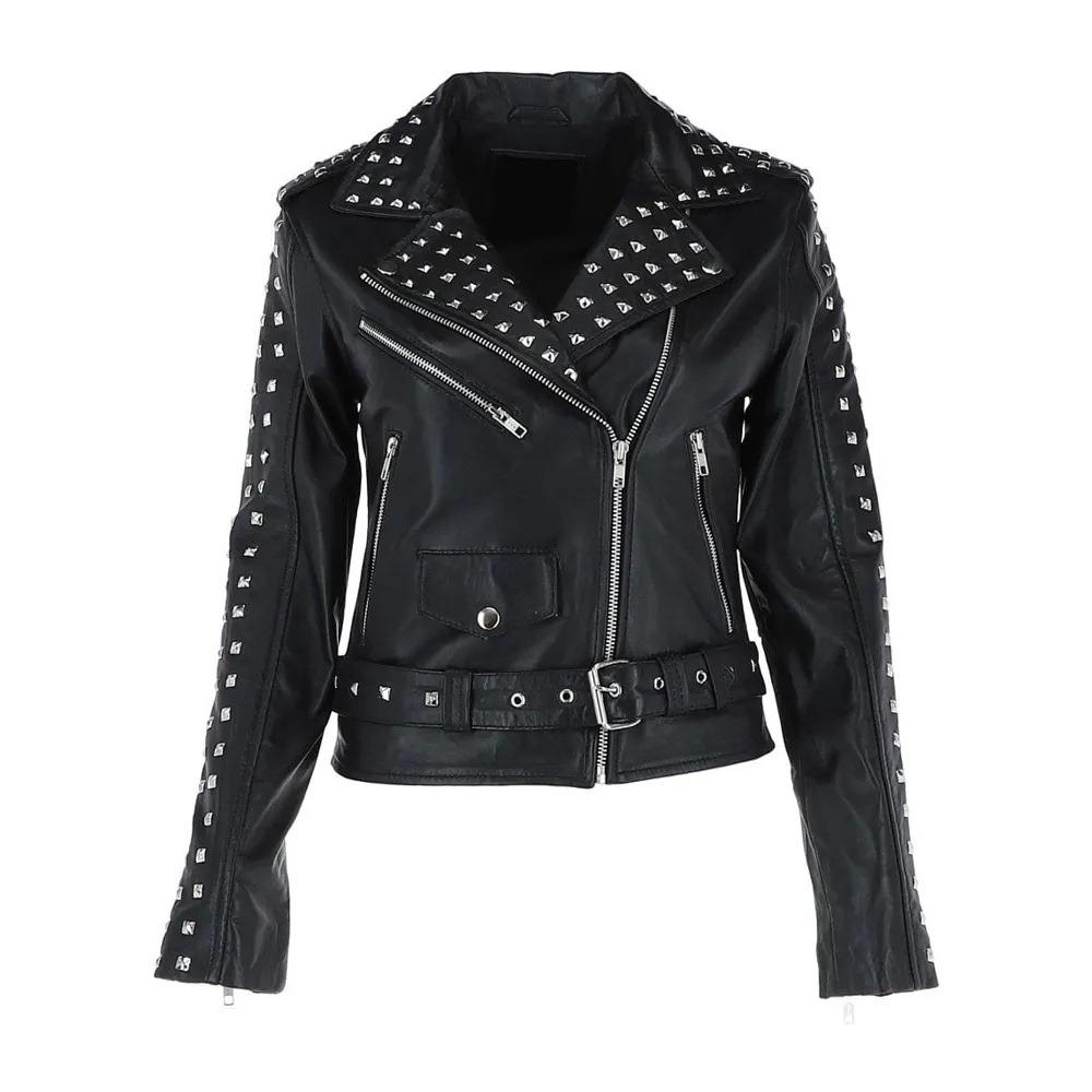 Power Punch Top Quality Hot Sale Genuine Leather Jacket With Customized Logo Leather