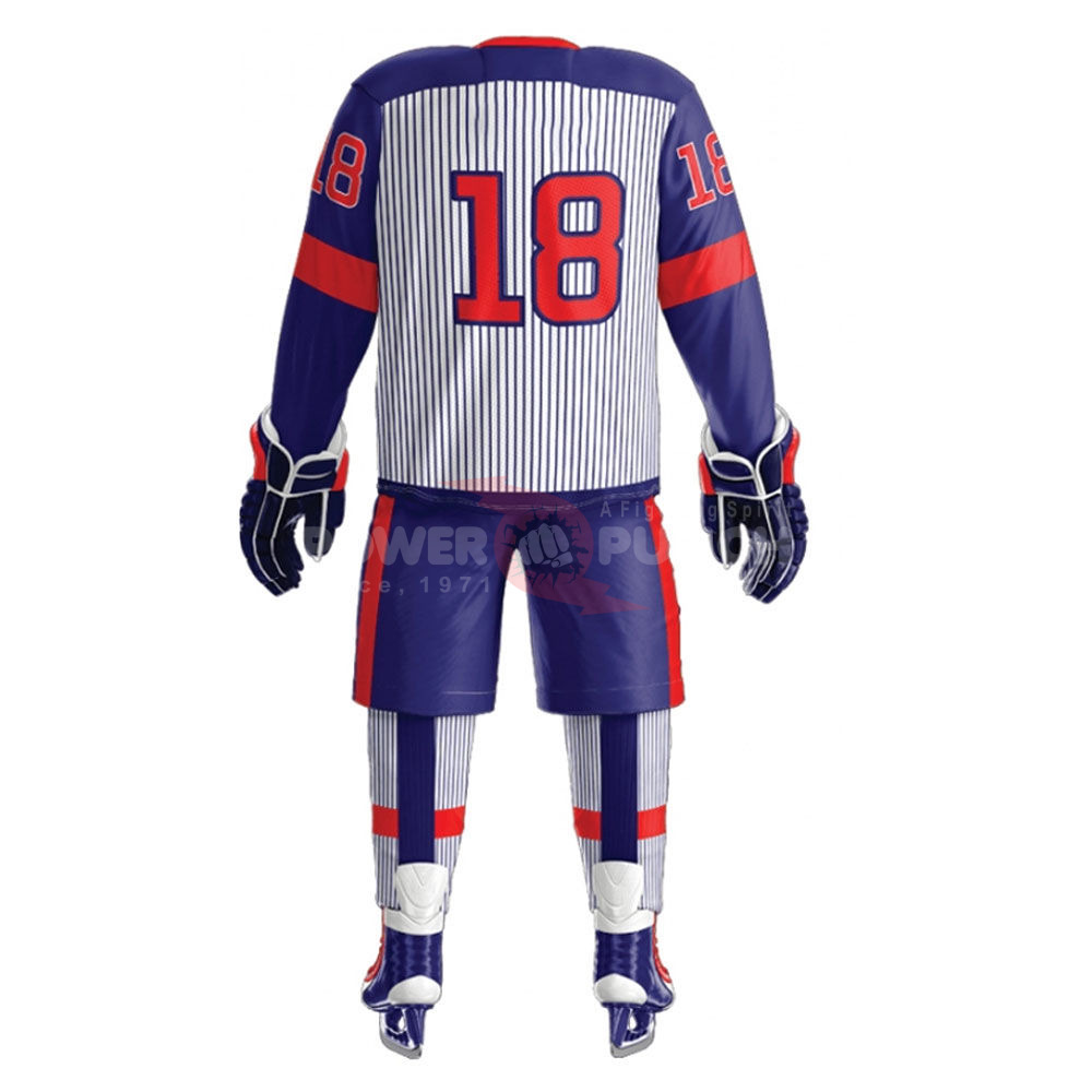 Power Punch Best Manufacture amp amp Supplier Ice Hockey Uniform With Custom Logo Polyester Mad - Angle 2