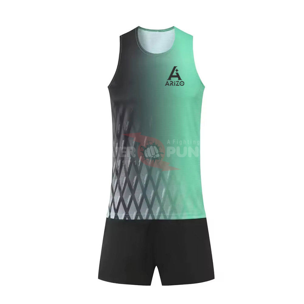 Power Punch High Performance Track amp amp Field Uniform Quick Dry Running Top and Shorts Set f