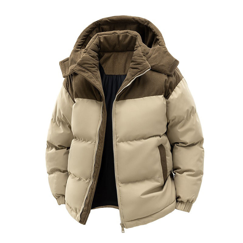 Power Punch PASUXI Men Winter Warm Parka Puffer Jacket High Quality Thicken Angle 2